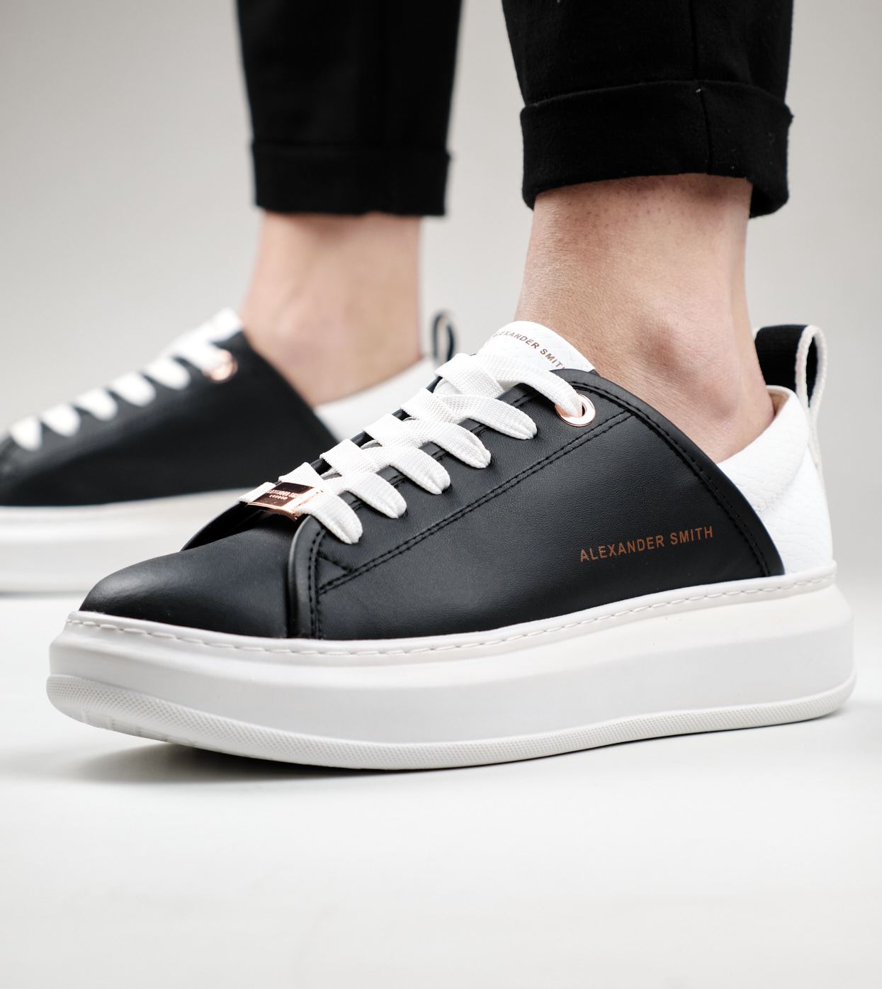 ACBC WOMEN'S SHOES / SNEAKERS WEMBLEY BLACK & WHITE