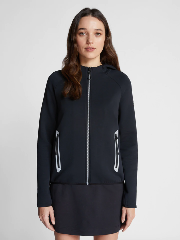 North Sails RECYCLED SCUBA SWEATSHIRT WITH ZIP AND HOOD 093649