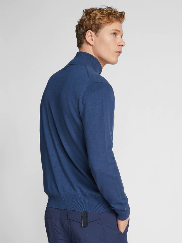 North Sails ORGANIC COTTON HIGH - NECK CARDIGAN WITH ZIP 12GG 699480