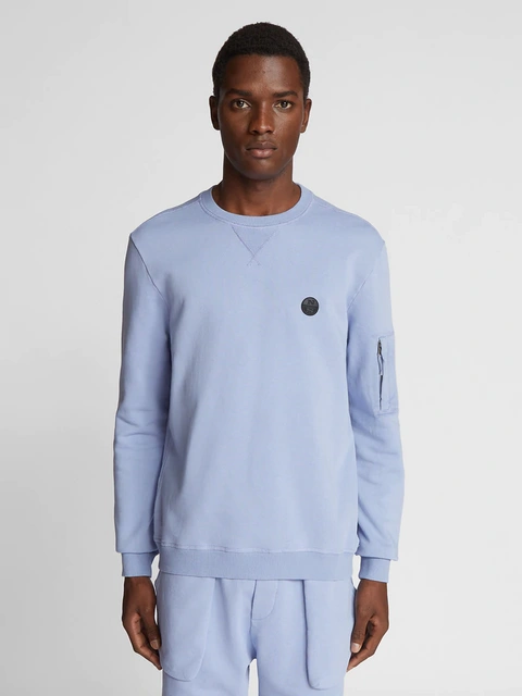 Picture of North Sails ORGANIC COTTON FLEECE SWEATSHIRT WITH SLEEVE POCKET 421505