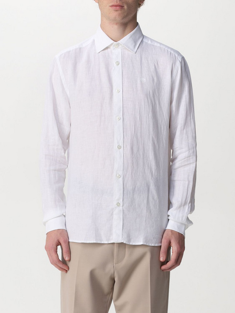 Picture of North Sails REGULAR FIT LINEN SHIRT WITH LONG SLEEVES 664088
