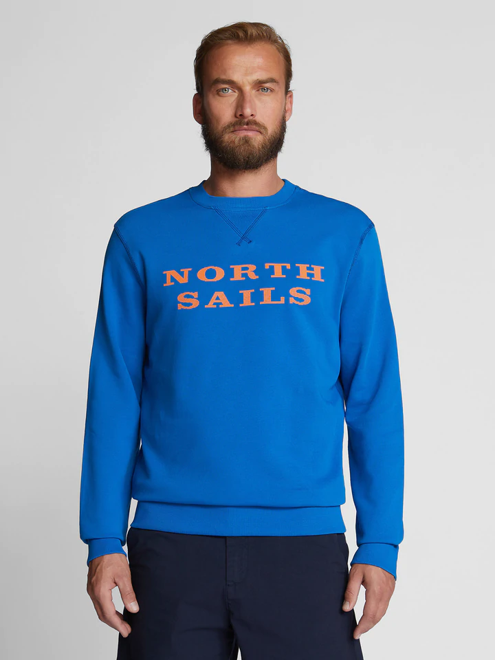 North Sails ORGANIC COTTON SWEATSHIRT WITH LETTERING 691004