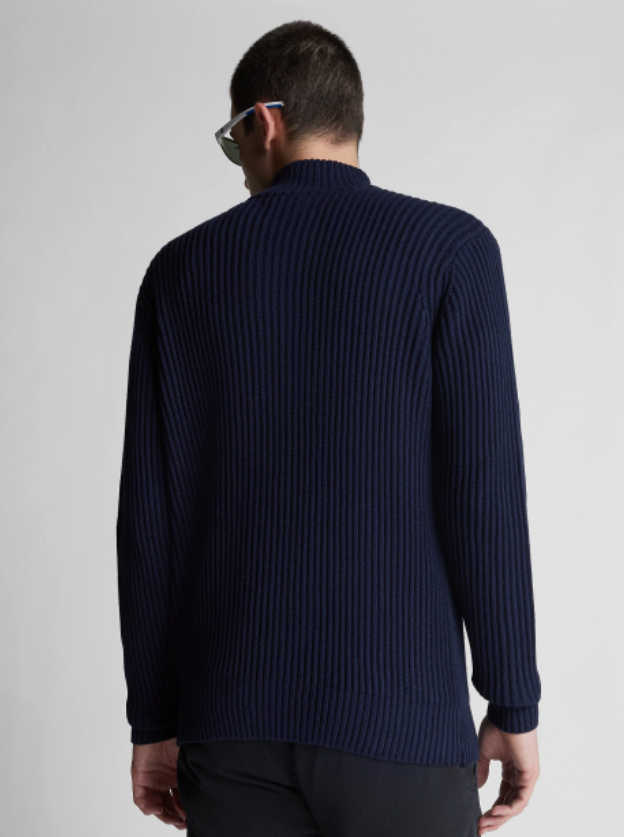 North Sails COTTON AND WOOL ZIP - UP CARDIGAN 699440