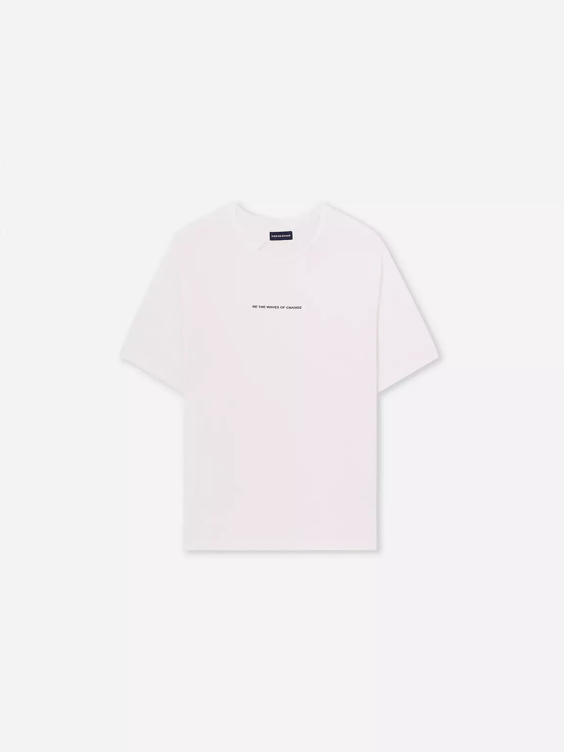 North Sails WOMEN'S ORGANIC COTTON AND BAMBOO BLENDED T - SHIRT WITH LETTERING 094138