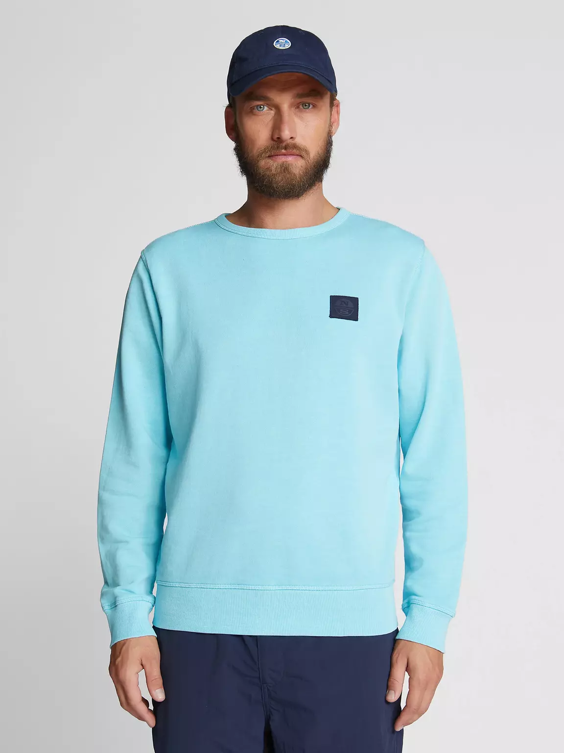 North Sails MEN'S ORGANIC COTTON FLEECE SWEATSHIRT 691023