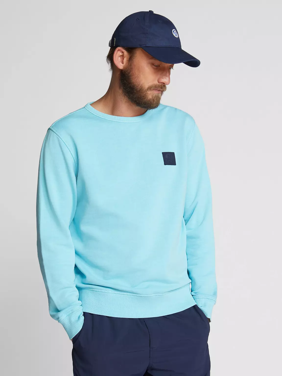 North Sails MEN'S ORGANIC COTTON FLEECE SWEATSHIRT 691023