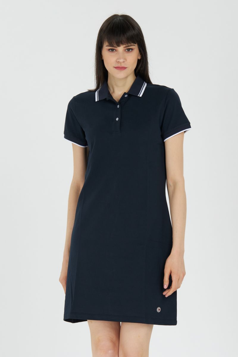 Colmar WOMEN'S SHORT POLO DRESS IN COTTON PIQUÉ 8840 4SH