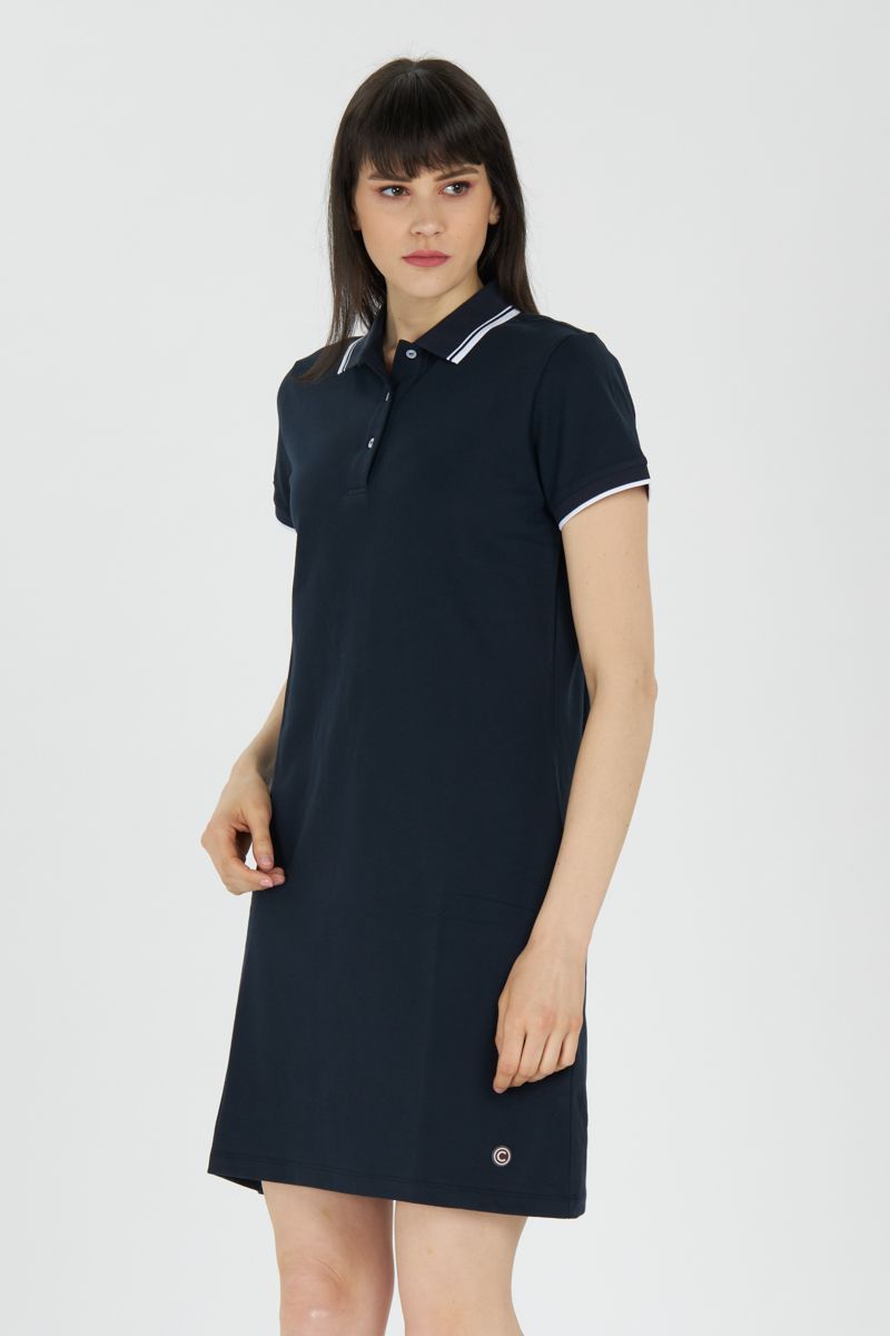 Colmar WOMEN'S SHORT POLO DRESS IN COTTON PIQUÉ 8840 4SH
