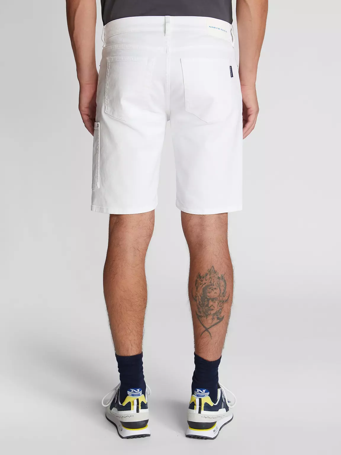 North Sails SAPPHO 1871 MEN'S DENIM CARGO SHORTS 672937