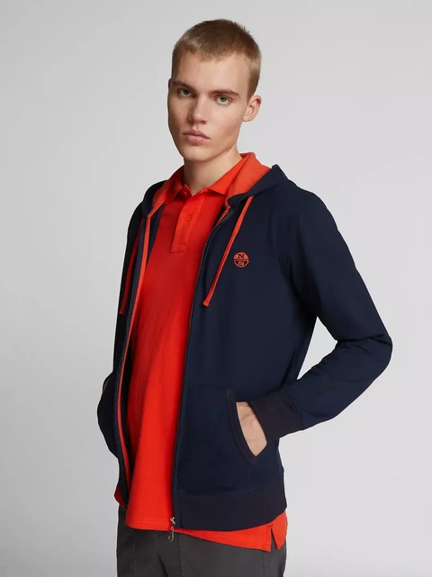 Picture of North Sails MEN'S SWEATSHIRT WITH ZIP AND HOOD 691007