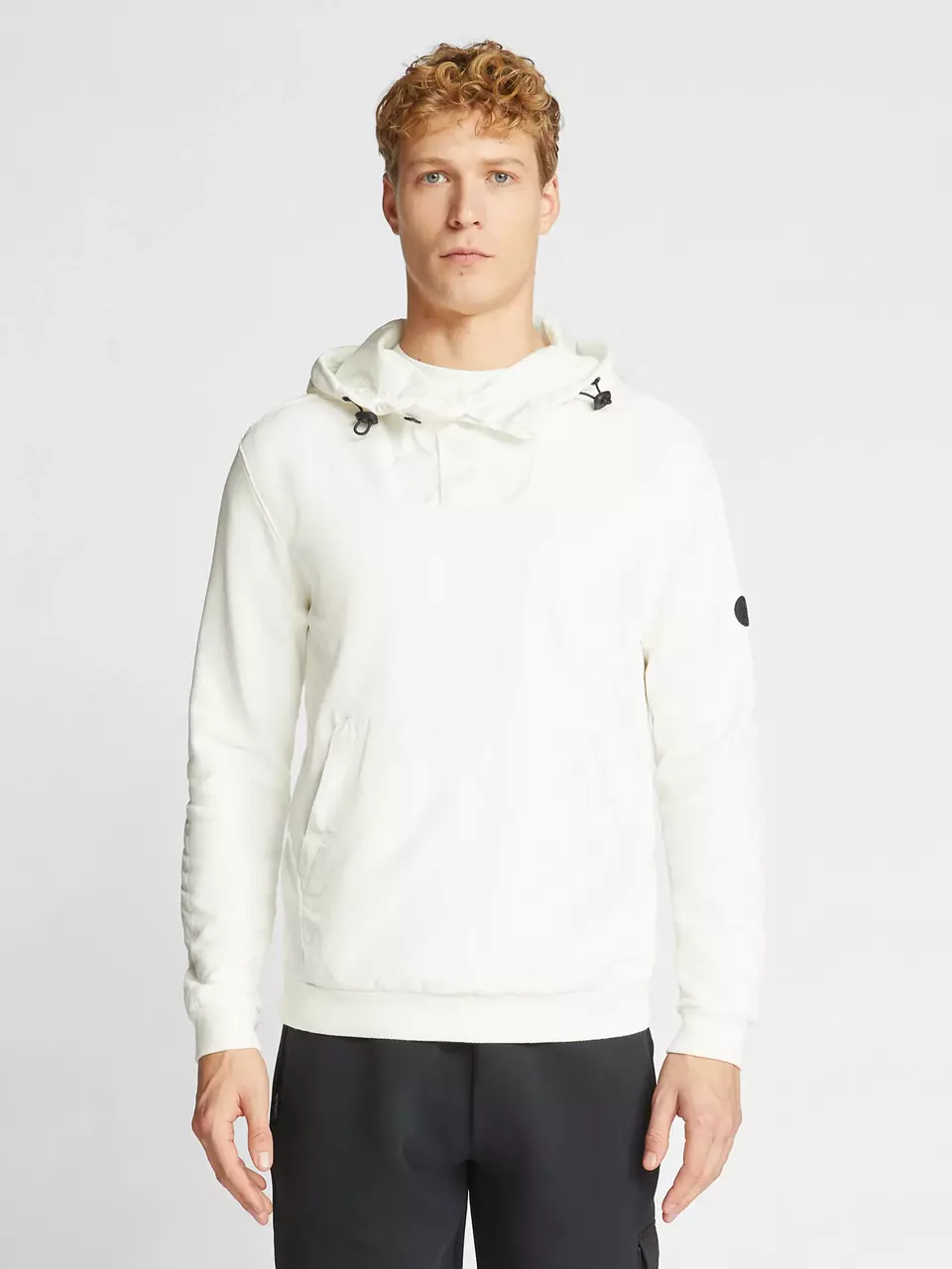 North Sails MEN'S SWEATSHIRT WITH HOOD AND RECYCLED NYLON DETAILS 421507