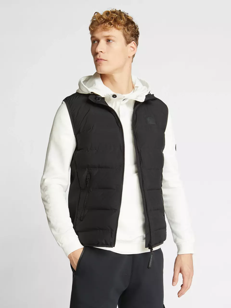 North Sails MEN'S SWEATSHIRT WITH HOOD AND RECYCLED NYLON DETAILS 421507