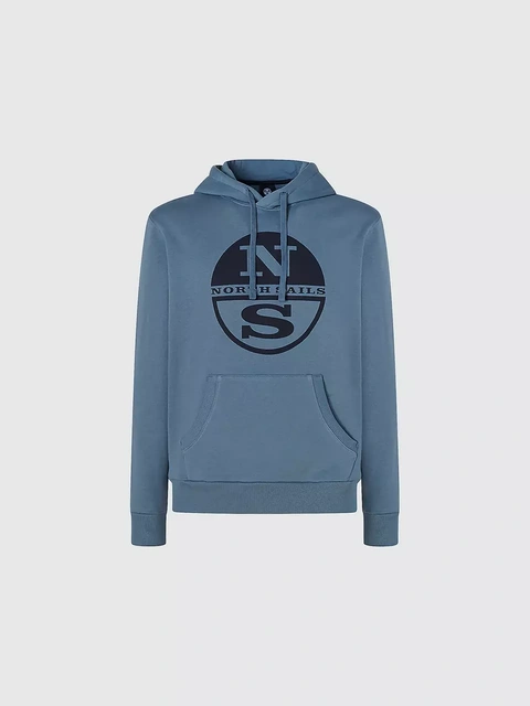 North Sails MEN'S HOODIE SWEATSHIRT W/GRAPHIC 691031
