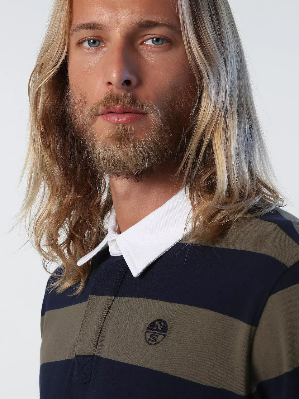 North Sails MEN'S LS POLO W/GRAPHIC 692390