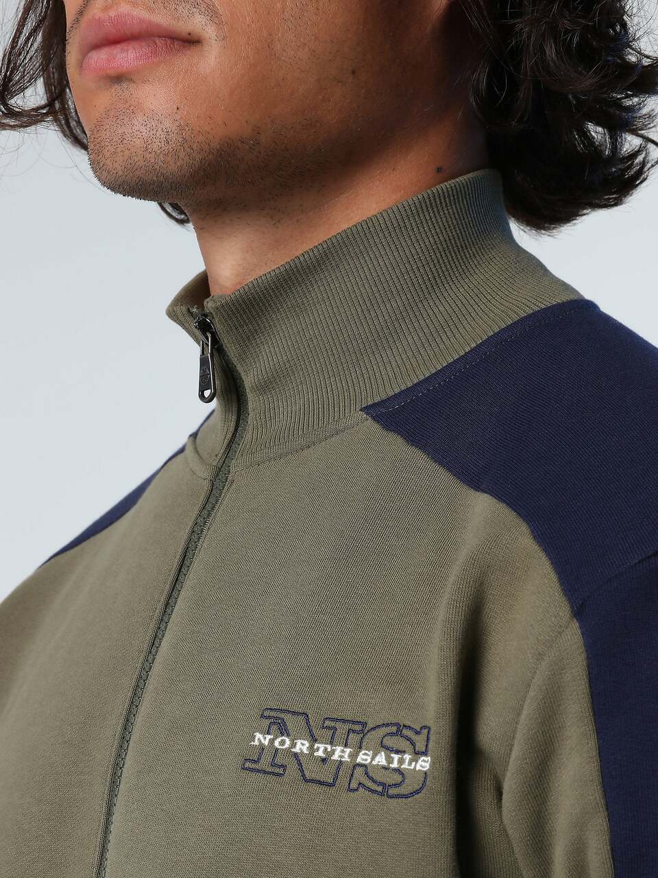 North Sails MEN'S FULL ZIP SWEATSHIRT W/GRAPHIC 691051