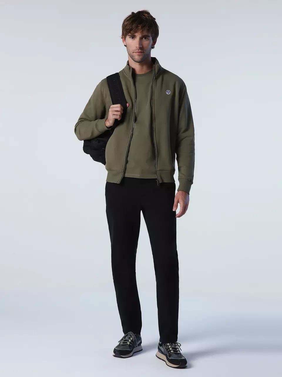 North Sails MEN'S FULL ZIP SWEATSHIRT W/LOGO 691029