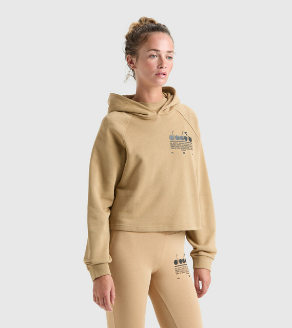 Picture of Diadora WOMEN'S HOODIE 502.179092 - L. HOODIE CROP MANIFESTO