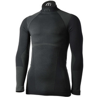 Mico MEN'S LONG SLEEVES MOCK NECK SHIRT WARM CONTROL SKINTECH IN01851