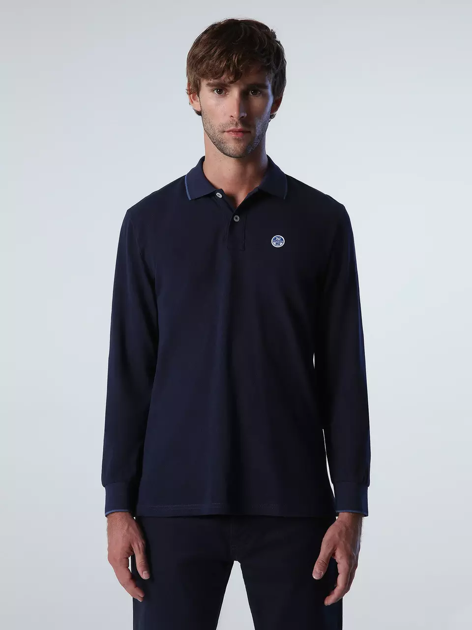 North Sails MEN'S SHIRT LS POLO W/GRAPHIC 692387