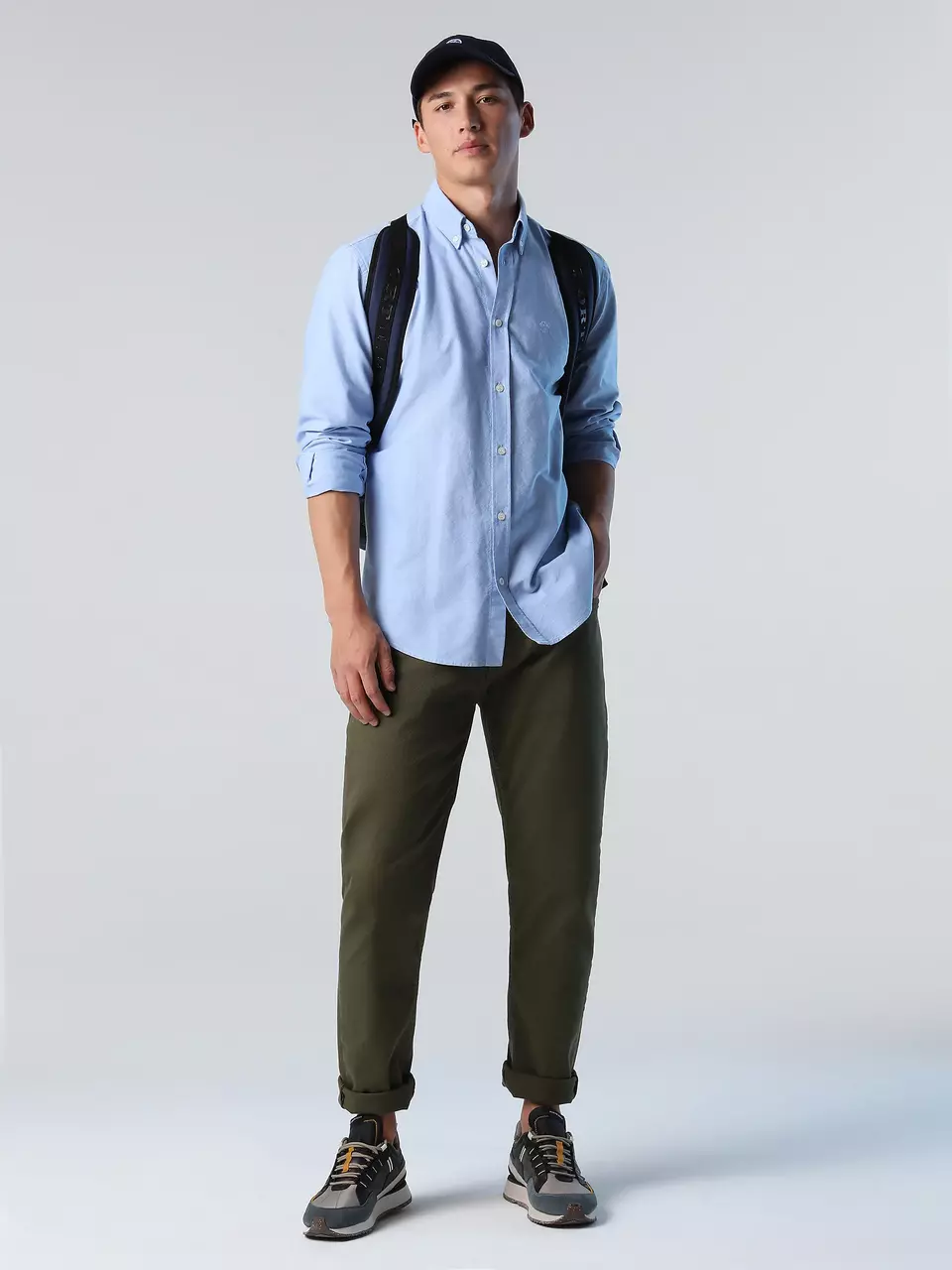 North Sails MEN'S SHIRT OXFORD SHIRT L/S BUTTOM DOWN 664209