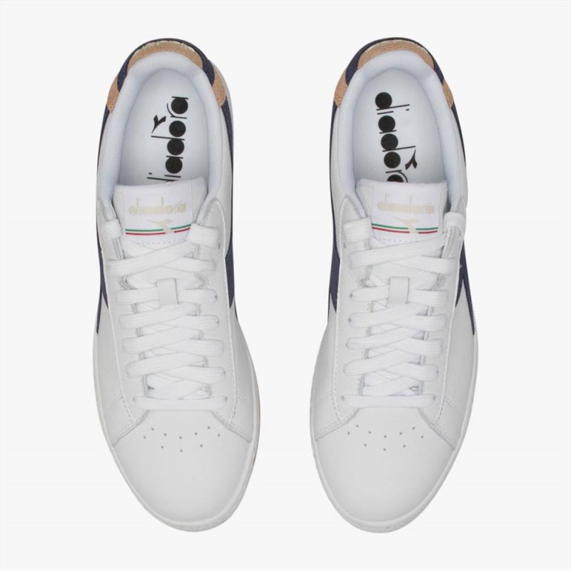 Diadora GAME LOW OPTICAL SUMMER BIANCO/BLU PIOMBO