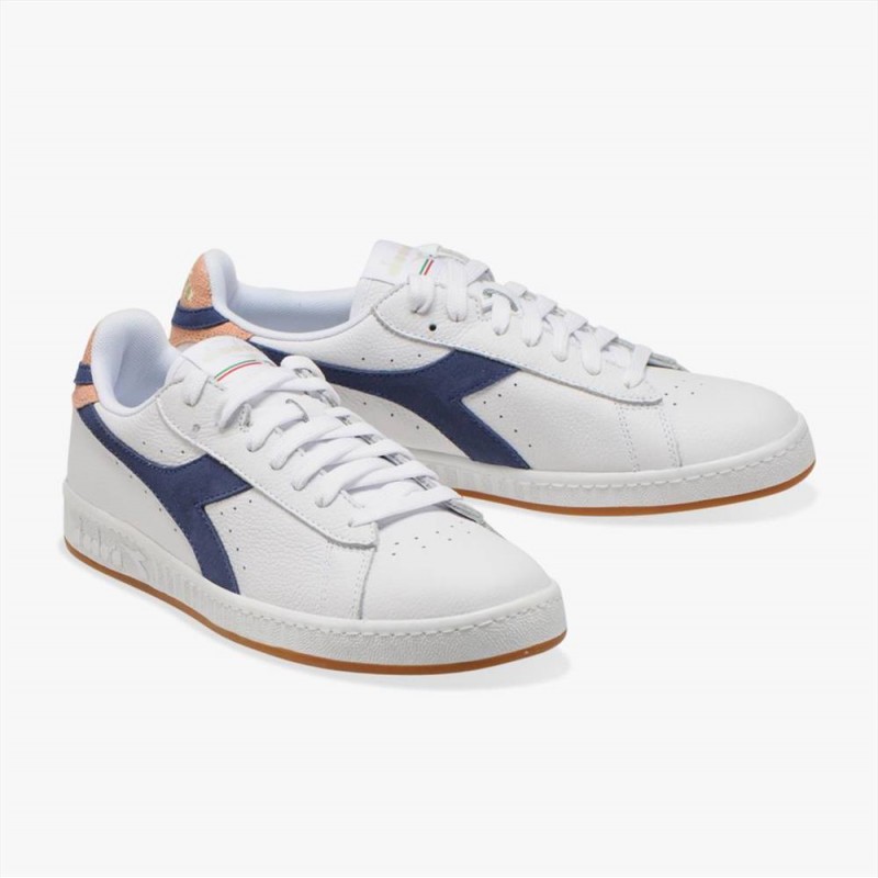 Diadora GAME LOW OPTICAL SUMMER BIANCO/BLU PIOMBO