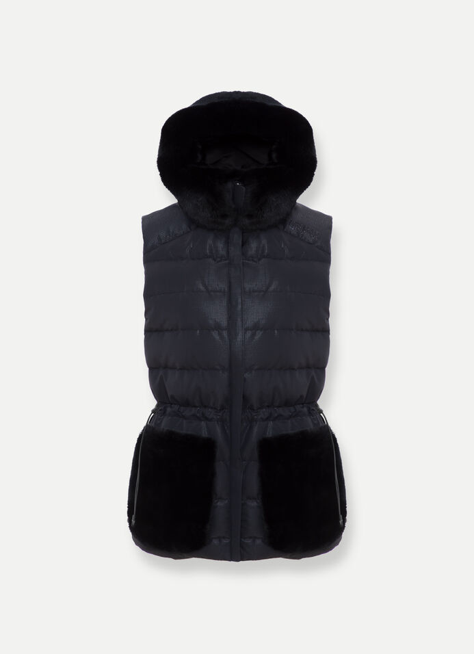 Colmar WOMEN'S SKI VEST WITH FUR 2897F 8XE