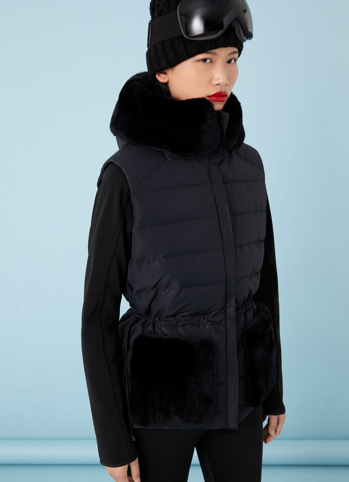 Colmar WOMEN'S SKI VEST WITH FUR 2897F 8XE