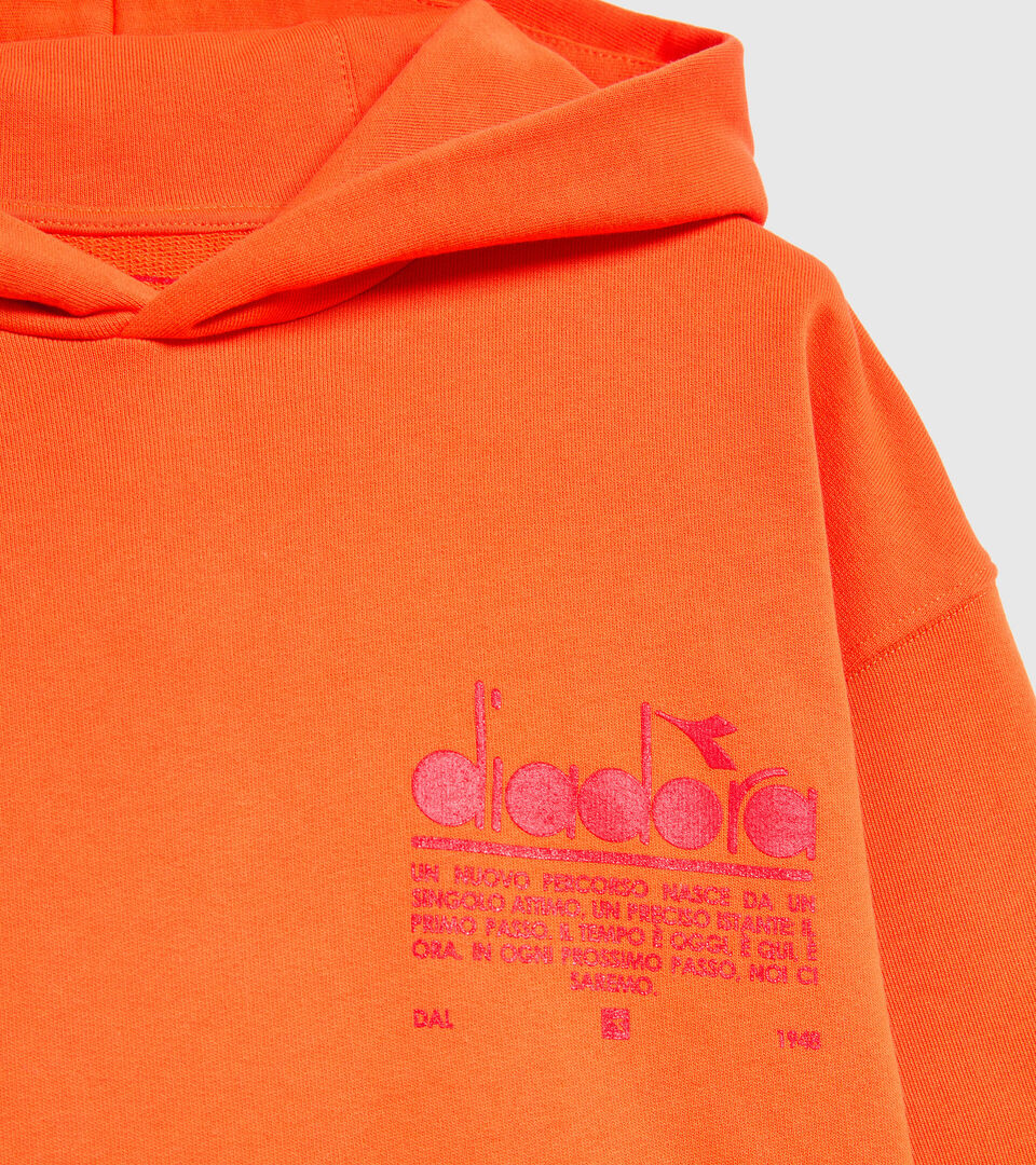 Diadora HOODIE MANIFESTO ARANCIO VERMIGLIO