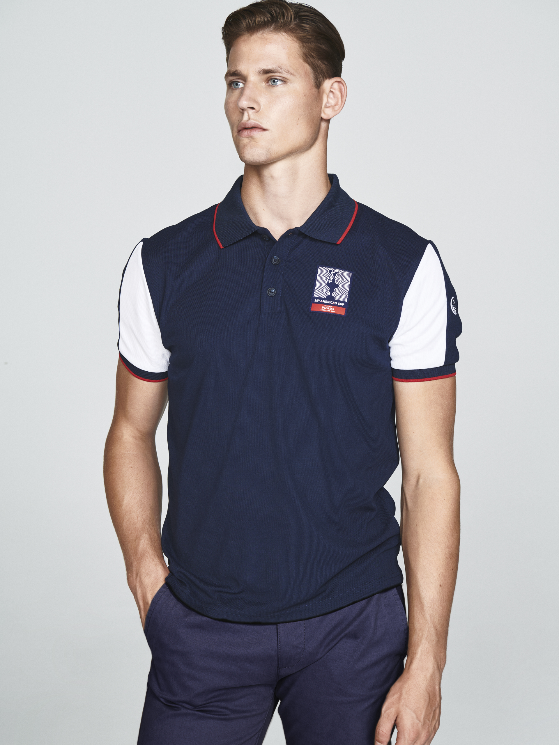 North Sails T - SHIRT WITH AUCKLAND POLO S / S M