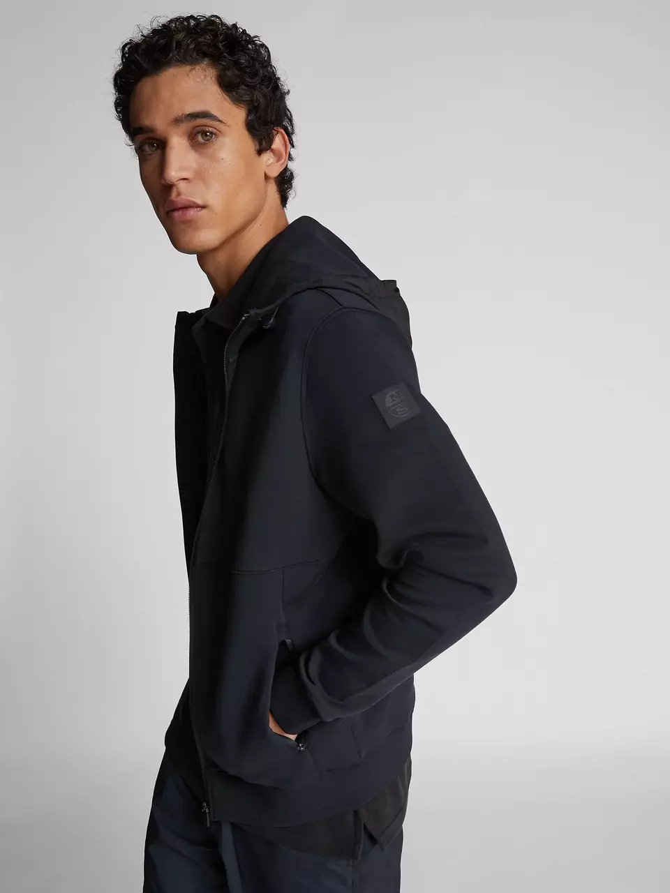 North Sails FULL ZIP SWEATSHIRT W/GRAPHIC 691013