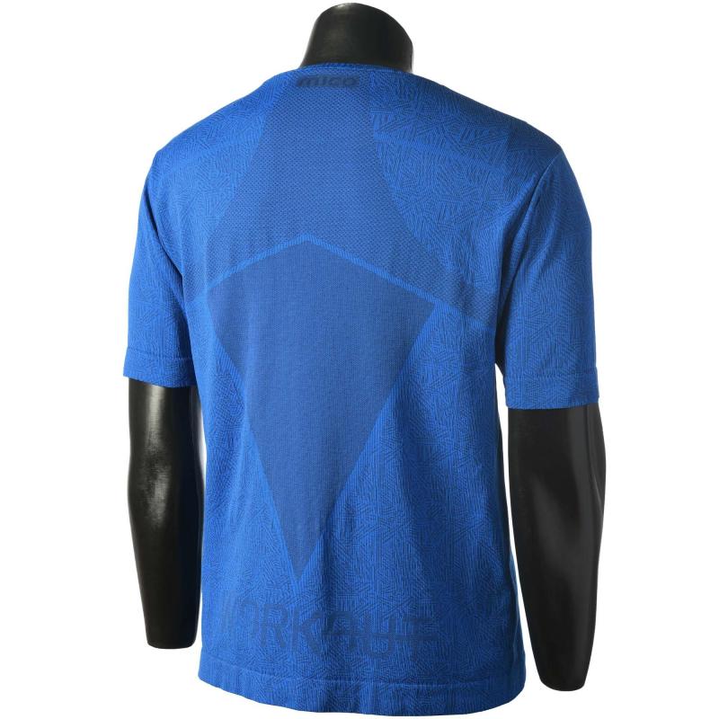 Mico MEN'S HALF SLEEVES ROUND NECK SHIRT X-PERFORMANCE SKINTECH WORKOUT