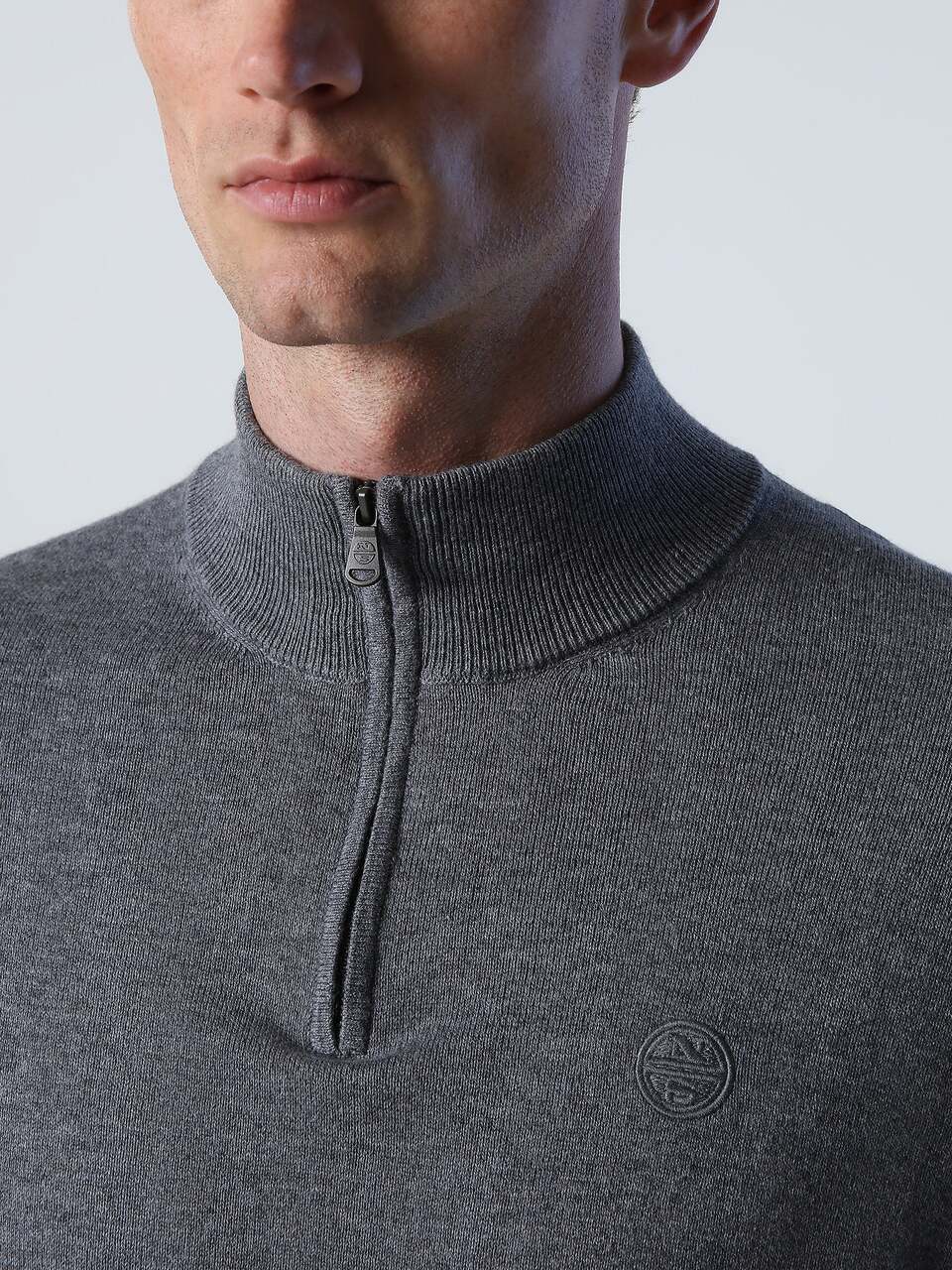 North Sails MEN'S SWEATSHIRT HALF ZIP 12GG 699502