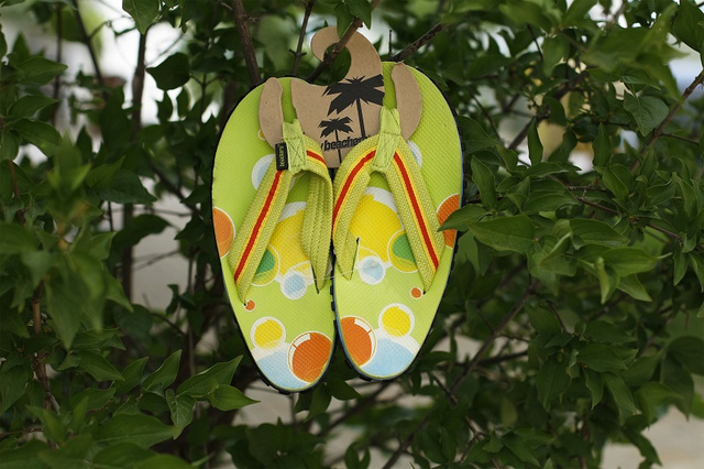 Picture of Beachers KIDS FLIP-FLOPS BUBBLE GREEN