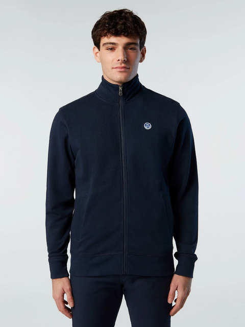 Picture of North Sails MEN'S FULL ZIP SWEATSHIRT WITH LOGO 691064