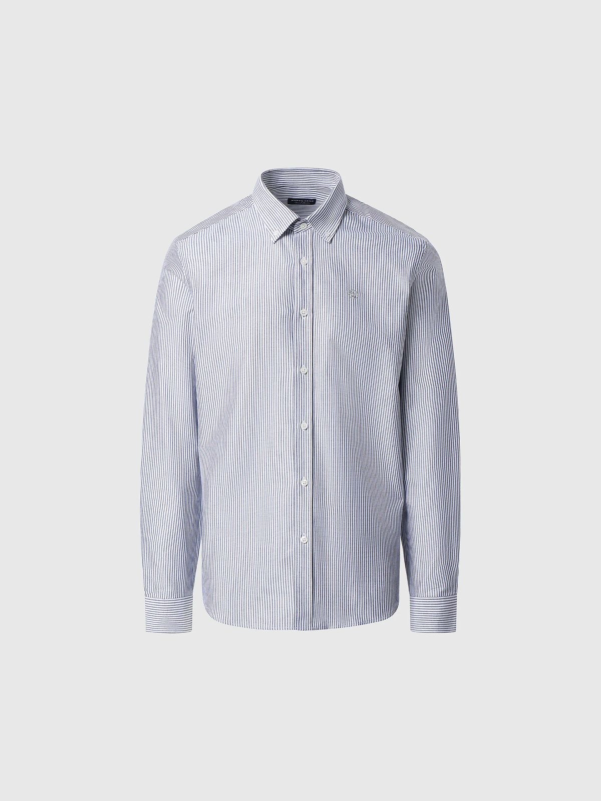 North Sails MEN'S STRIPED OXFORD SHIRT BOTTOM DOWN 664210