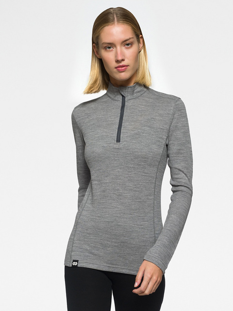 Picture of Reda W'S HALF ZIP LS, long-sleeved shirt with zip