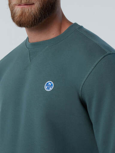 North Sails MEN'S CREWNECK SWEATSHIRT WITH LOGO 691158
