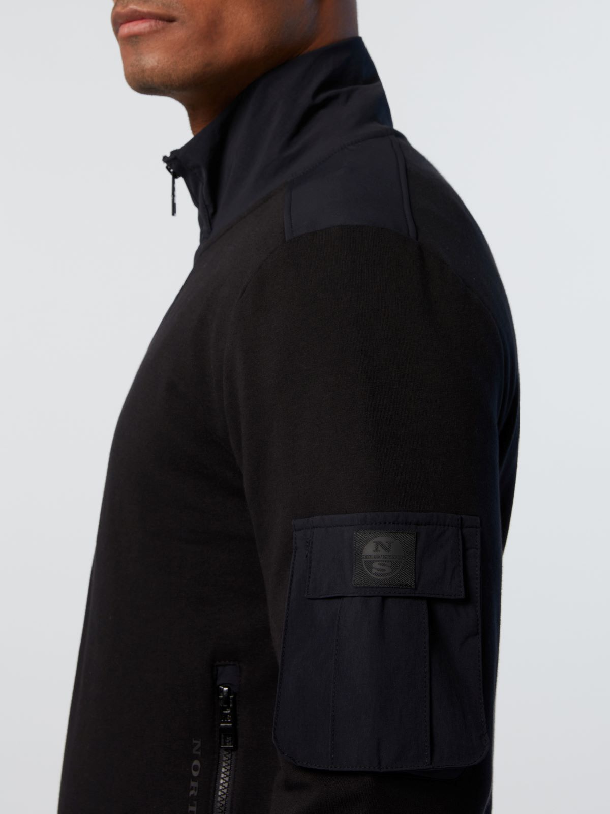 North Sails MEN'S HALF ZIP SWEATSHIRT WITH POCKET 691203