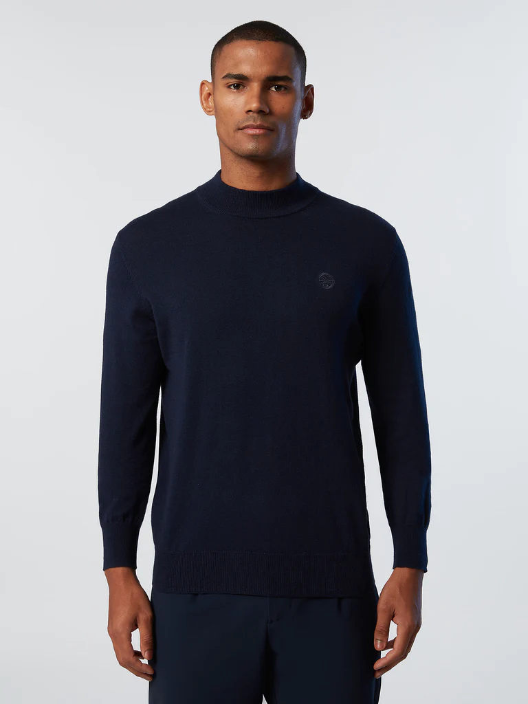 North Sails MEN'S SWEATER MOCKNEK KNITWEAR 699857  12GG