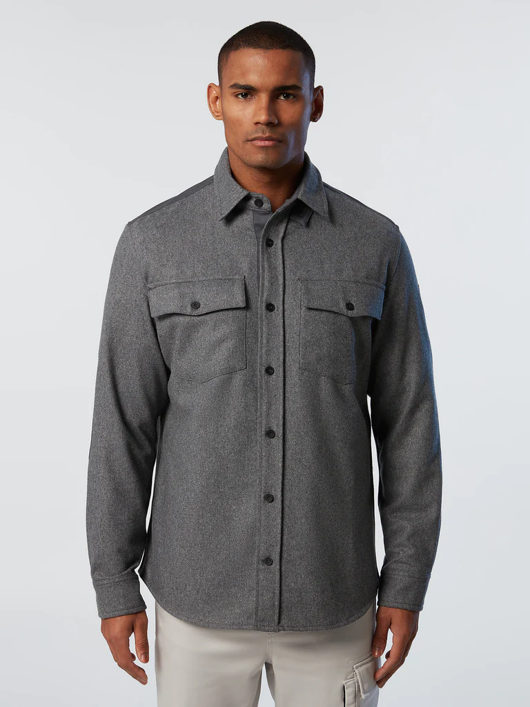 North Sails MEN'S OVERSHIRT REGULAR SPREAD COLLAR 664265
