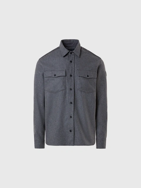North Sails MEN'S OVERSHIRT REGULAR SPREAD COLLAR 664265
