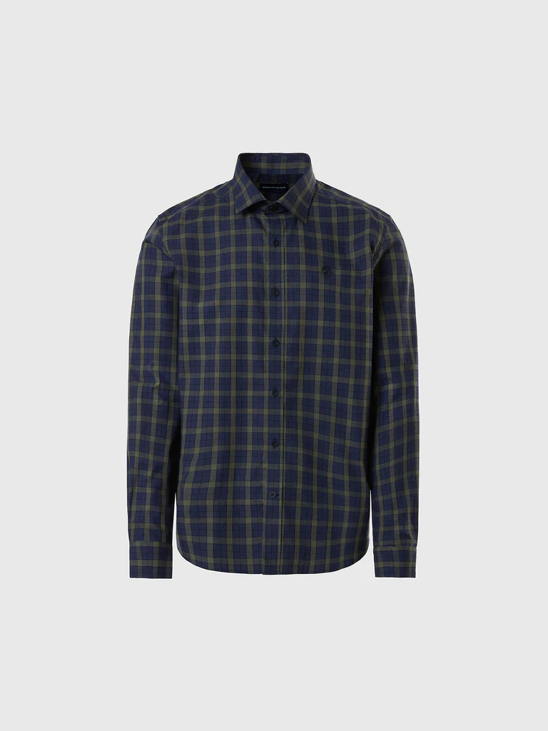 North Sails MEN'S SHIRT LONG SLEEVE REGULAR SPREAD COLLAR 664287