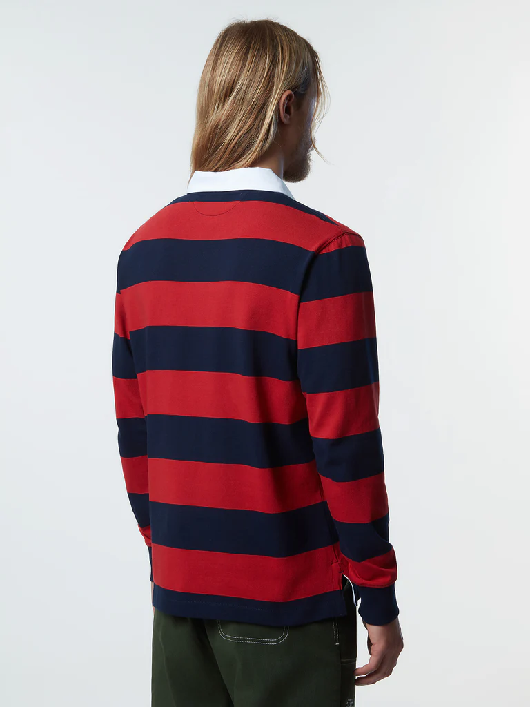 North Sails MEN'S SHIRT LONG SLEEVE POLO WITH LOGO 692434