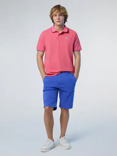 Nort Sails POLO SHORT SLEEVE COLLAR WITH STRIPED IN CONTRAST 692452