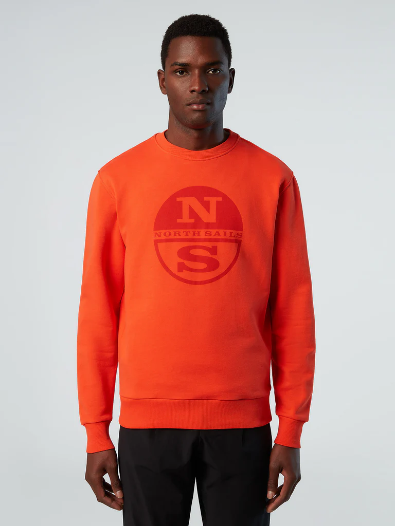 North Sails MEN'S CREWNECK SWEATSHIRT WITH GRAPHIC 691065