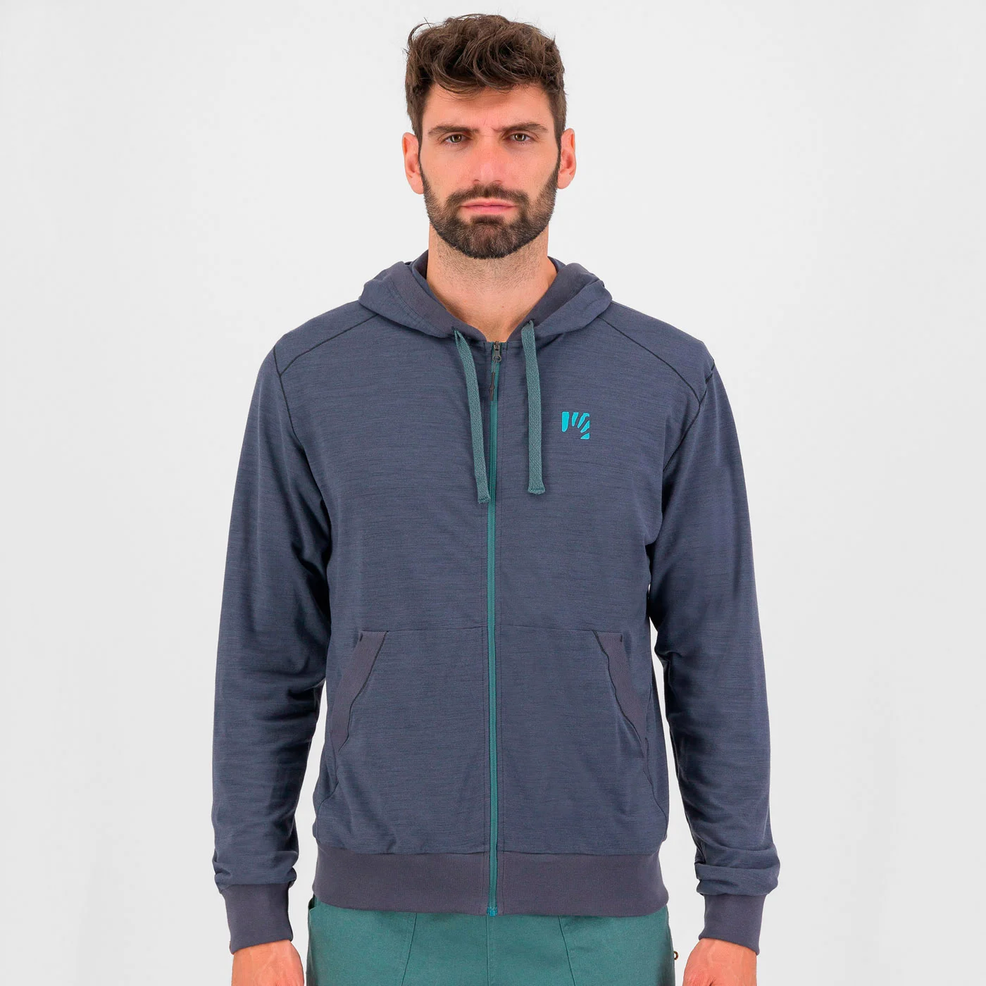 Karpos MEN'S COPPOLO MERINO FULL-ZIP HOODIE