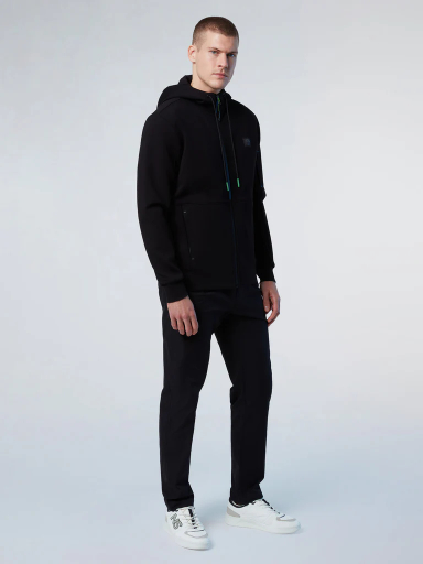 North Sails MEN'S FULL ZIP SWEATSHIRT WITH LOGO 691267