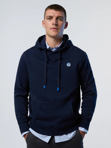 North Sails MEN'S HOODED SWEATSHIRT WITH LOGO 691257