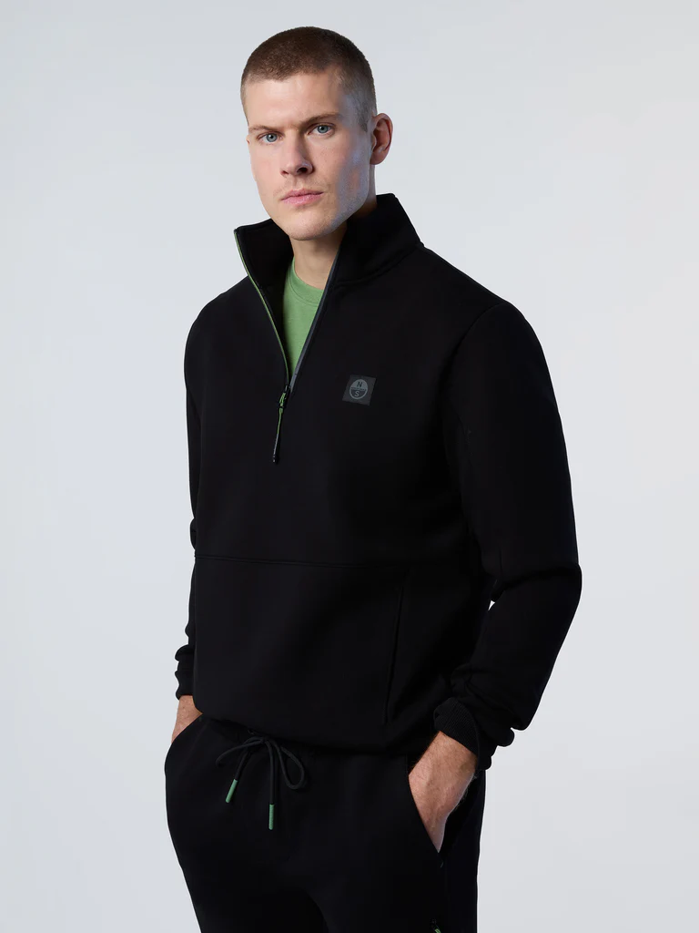 North Sails HALF ZIP SWEATSHIRT WITH LOGO 691268